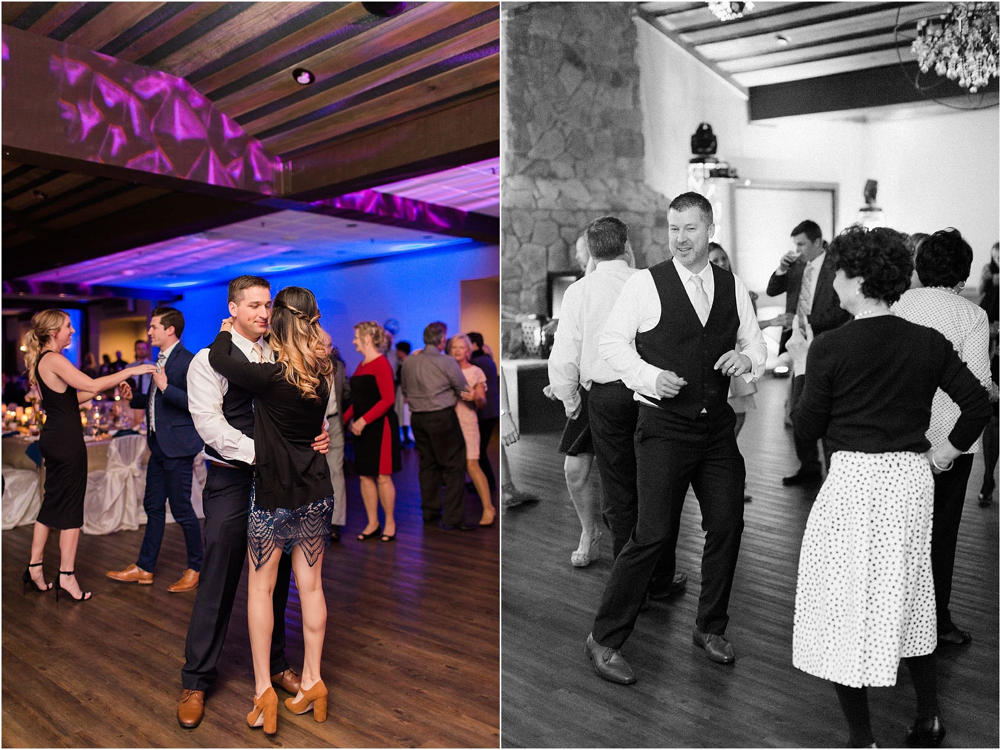 Arielle Peters Photography | Wedding guests dancing at wedding reception at The Market in Valparaiso, Indiana.
