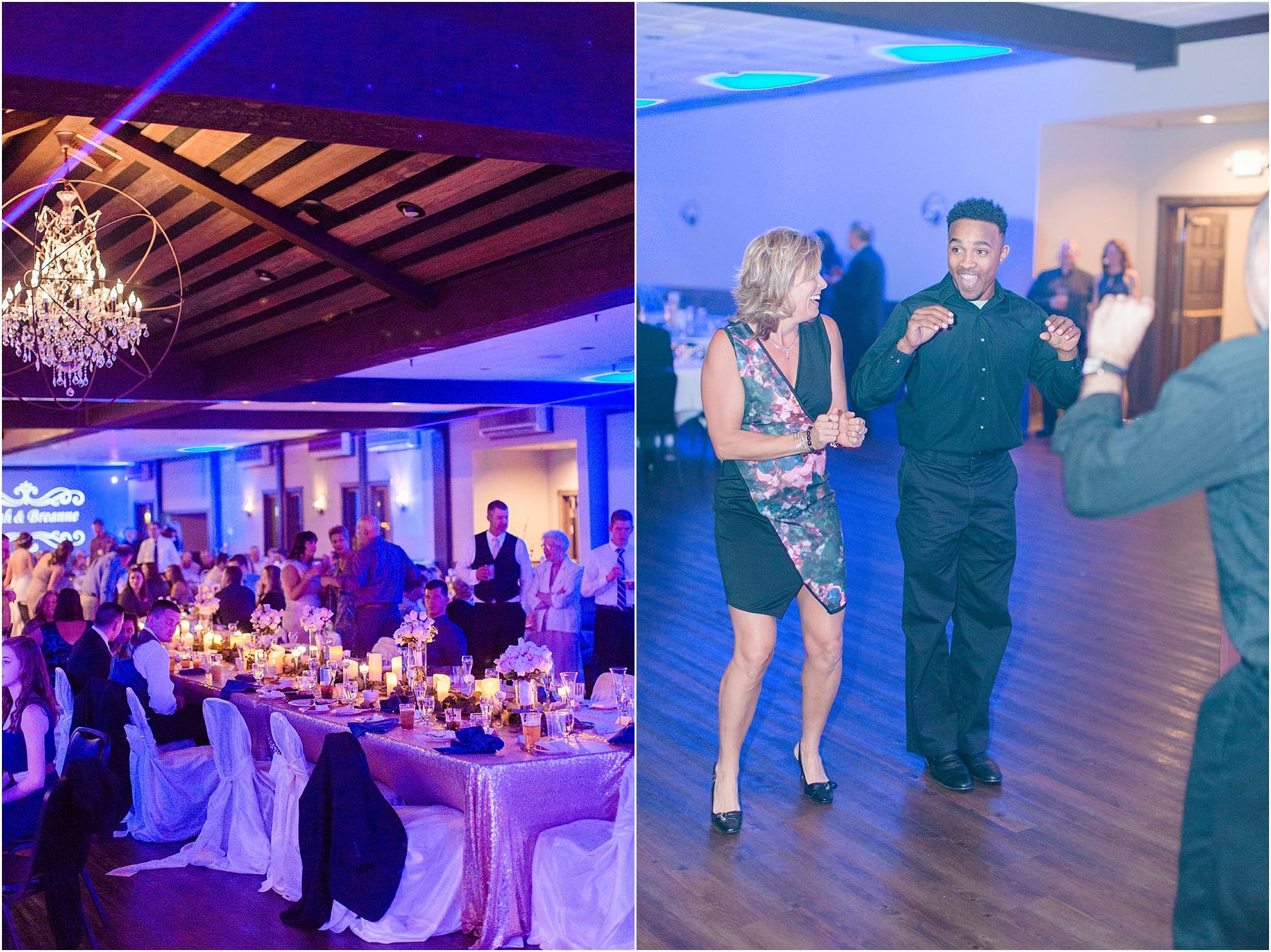 Arielle Peters Photography | Wedding guests dancing at wedding reception at The Market in Valparaiso, Indiana.
