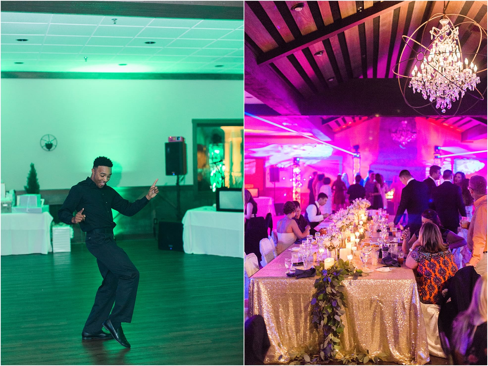 Arielle Peters Photography | Wedding guests dancing at wedding reception at The Market in Valparaiso, Indiana.