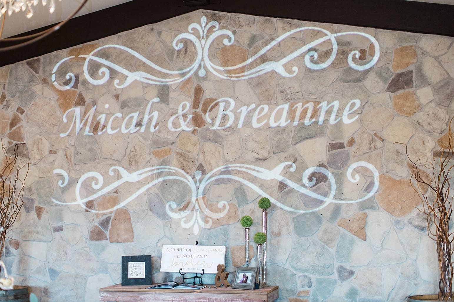 Arielle Peters Photography | Wedding reception table settings and floral arrangements at The Market in Valparaiso, Indiana.