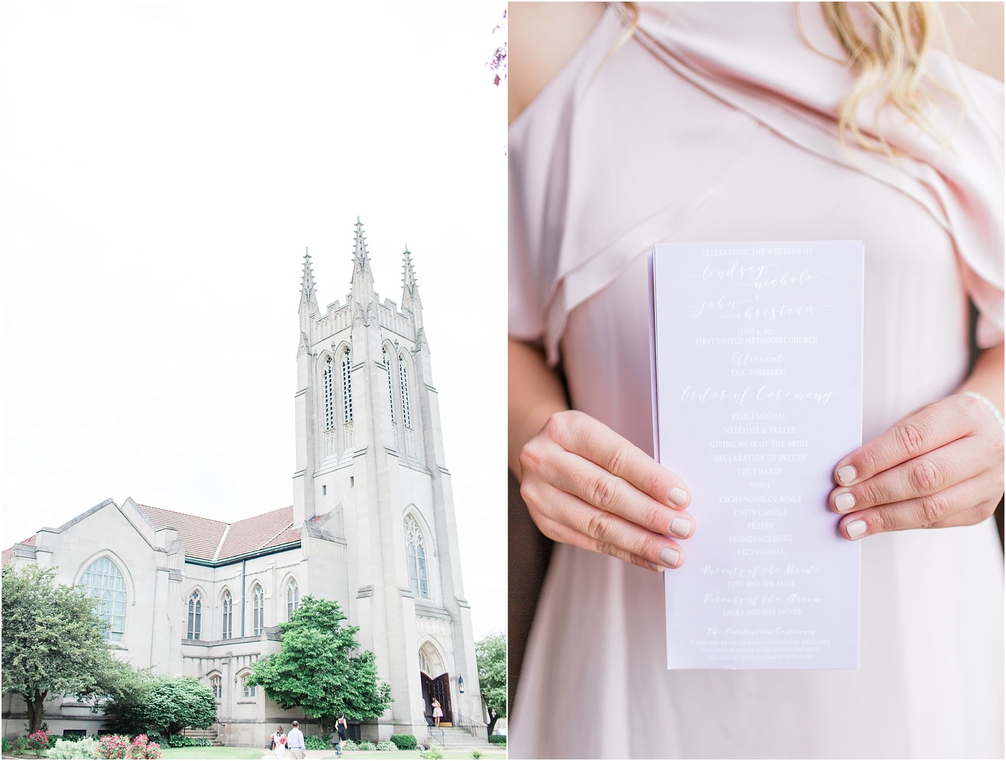 Arielle Peters Photography | Large cathedral church on wedding day at First United Methodist Church in Mishawaka, Indiana.