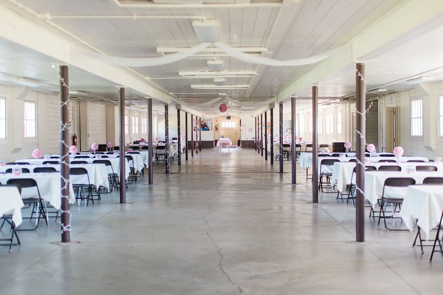 Arielle Peters Photography | Wedding reception table settings and floral arrangements on wedding day at St. Joseph County Parks in South Bend, Indiana.