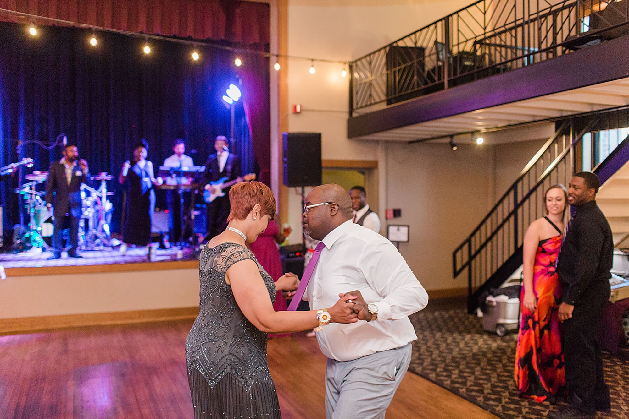 Arielle Peters Photography | Parents dancing at wedding reception on wedding day at Nazareth Hall in Grand Rapids, Ohio. 
