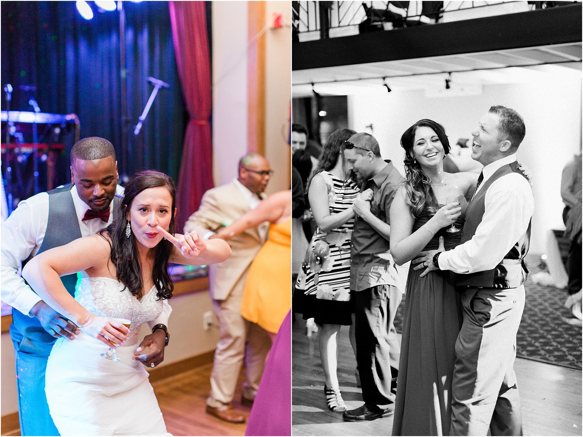 Arielle Peters Photography | Bride and groom dancing at wedding reception on wedding day at Nazareth Hall in Grand Rapids, Ohio. 