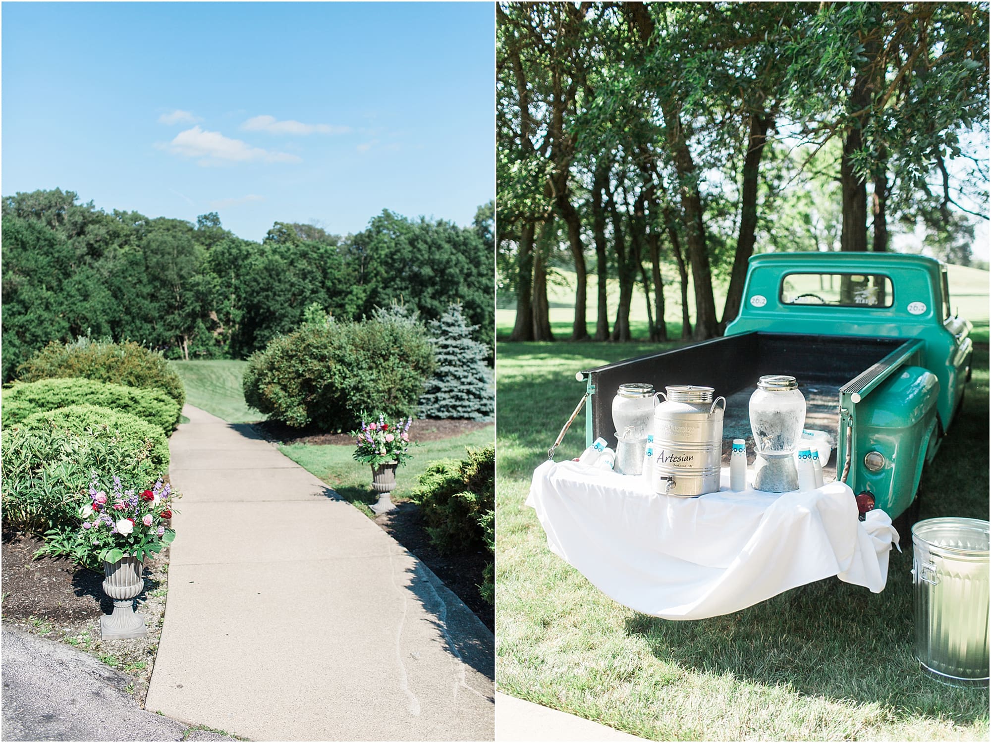 Arielle Peters Photography | Outdoor wedding day photos at Nazareth Hall in Grand Rapids, Ohio. 