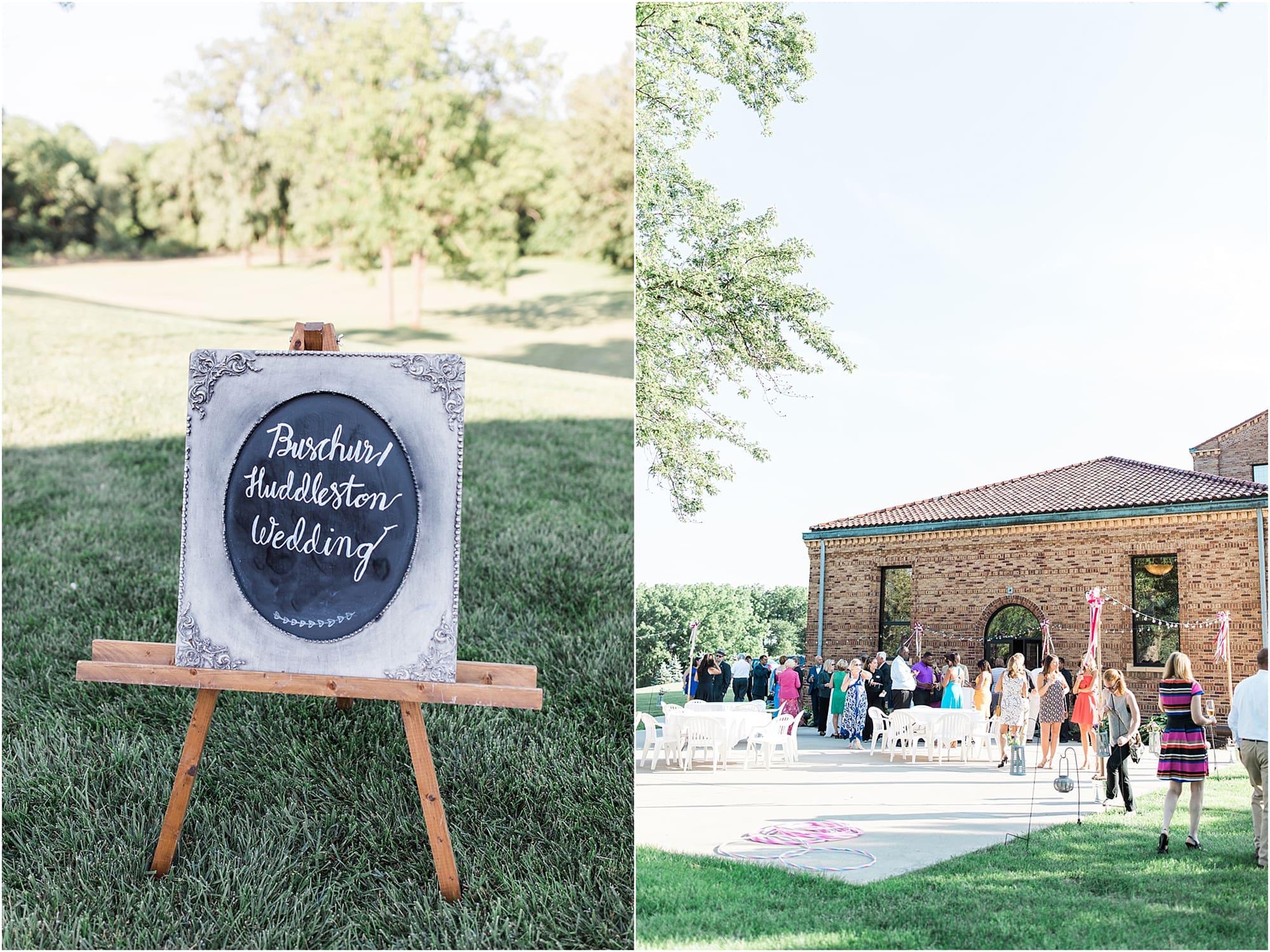 Arielle Peters Photography | Outdoor wedding reception at Nazareth Hall in Grand Rapids, Ohio. 