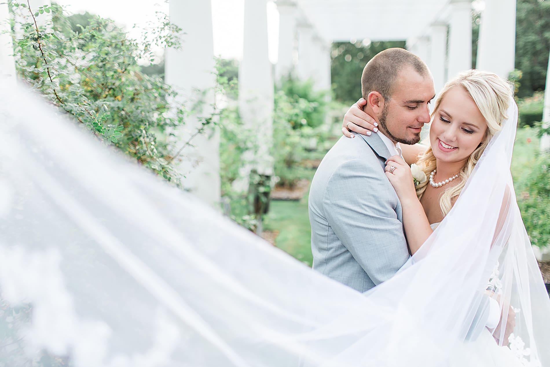 Arielle Peters Photography taking a couple’s wedding day photos at The Freemasons Hall in Fort Wayne, Indiana.