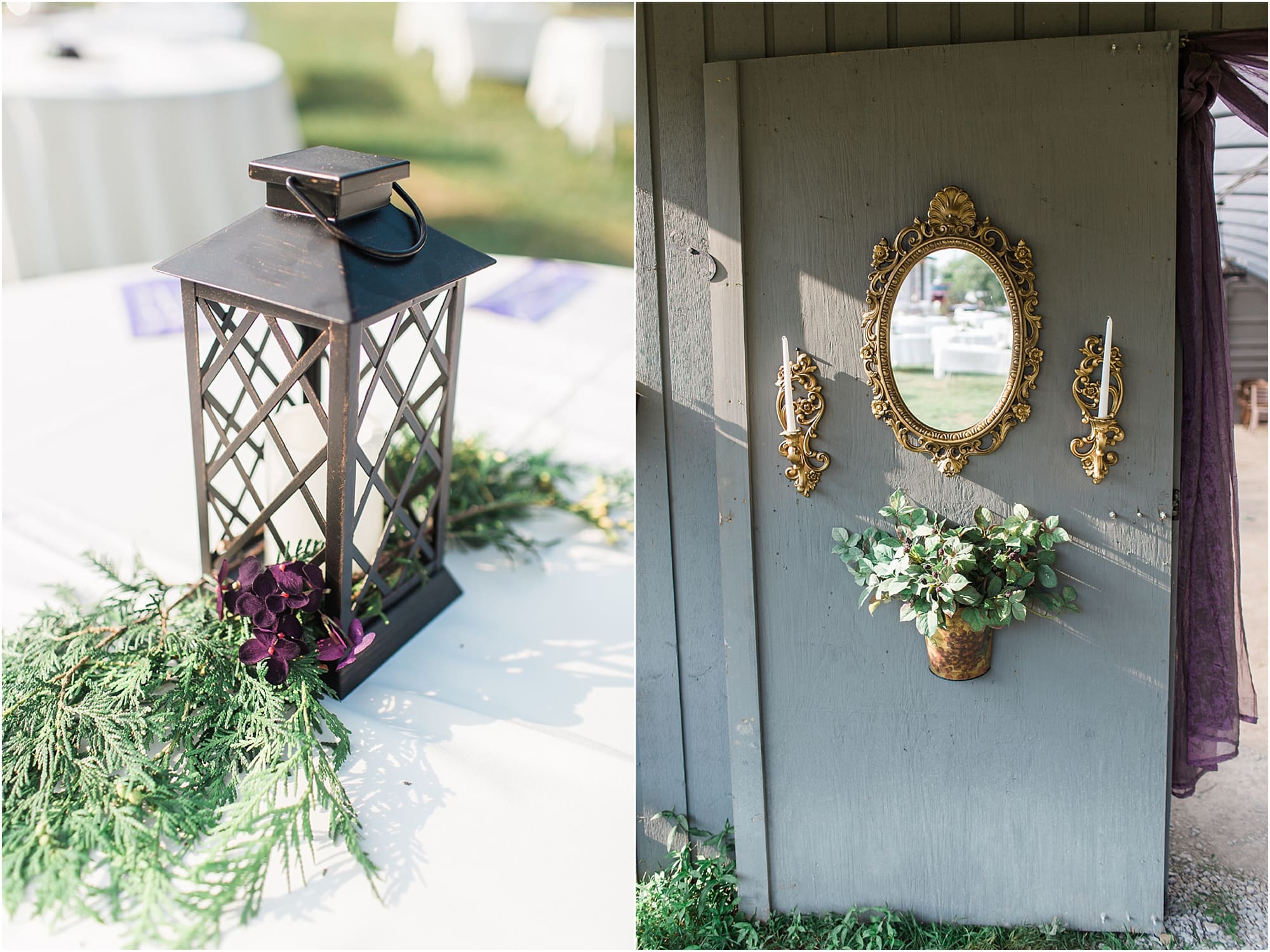 Arielle Peters Photography | Outdoor wedding day at Willowfield Lavender Farm in Mooresville, Indiana. 