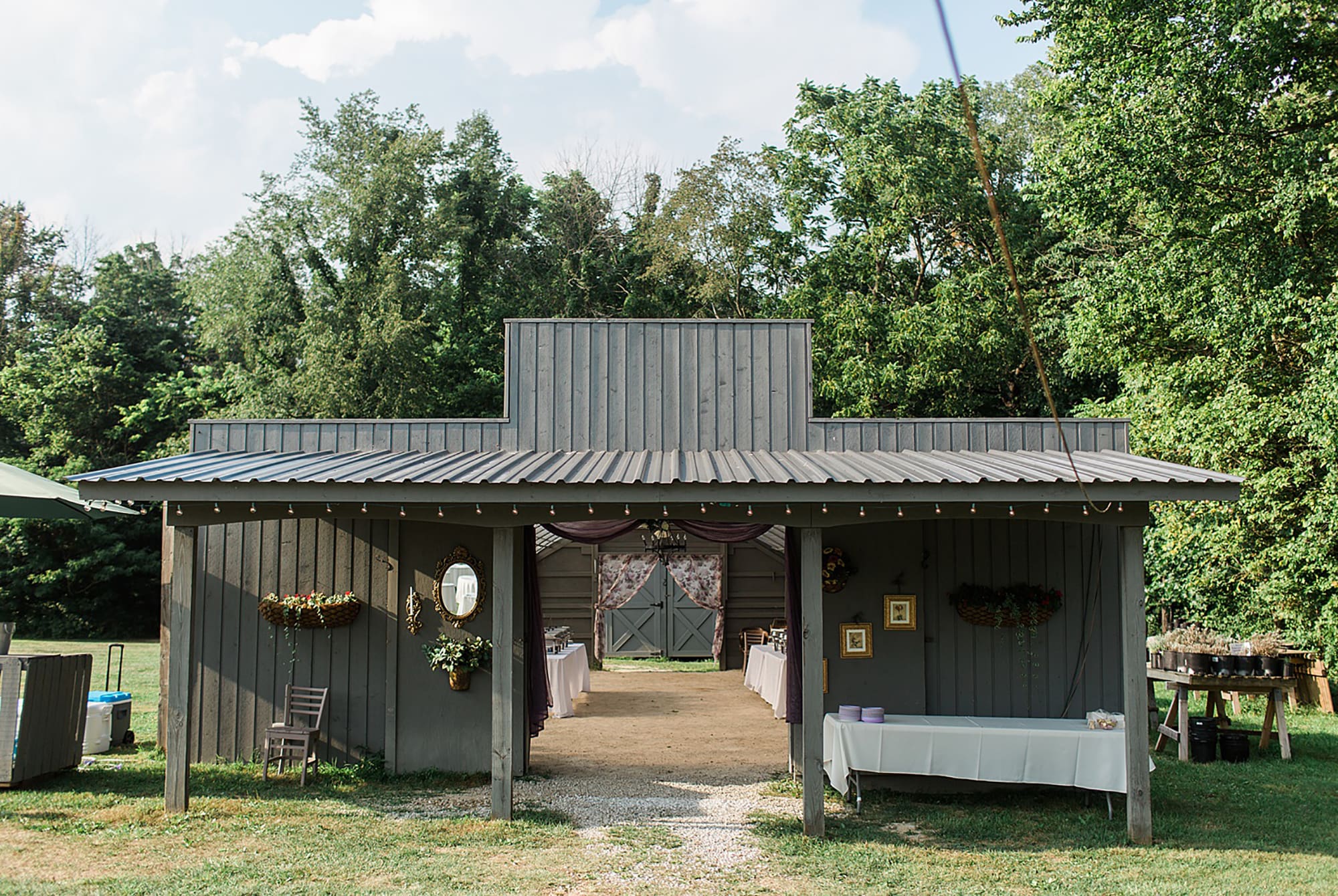 Arielle Peters Photography | Outdoor wedding day at Willowfield Lavender Farm in Mooresville, Indiana. 