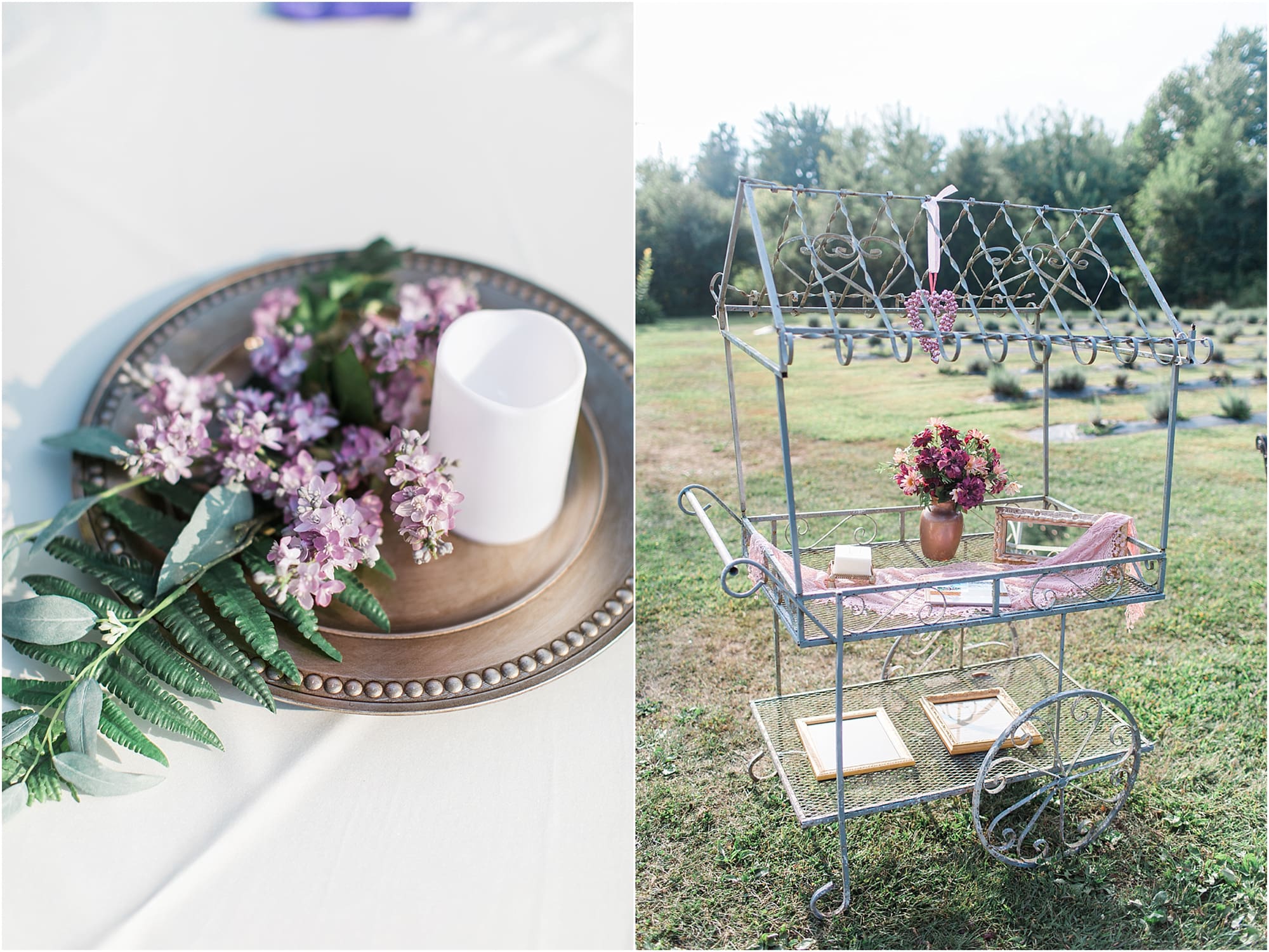 Arielle Peters Photography | Outdoor wedding day at Willowfield Lavender Farm in Mooresville, Indiana. 