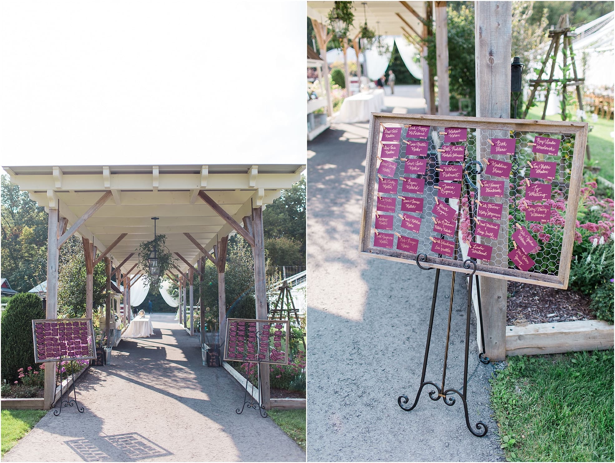 Arielle Peters Photography | Outdoor wedding reception on wedding day at Joseph Decuis Farm in Roanoke, Indiana.