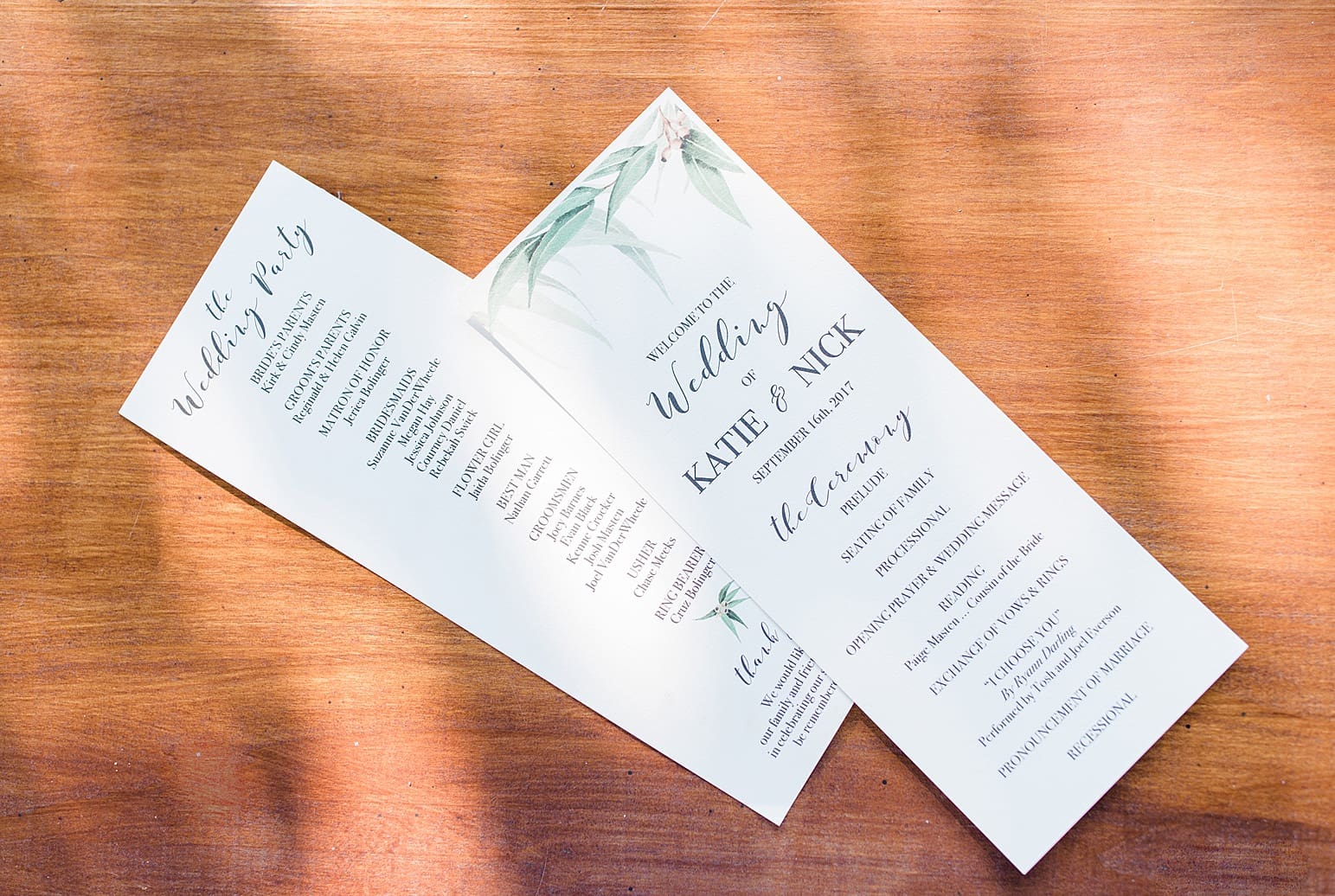 Arielle Peters Photography | Wedding invitation on wooden table at Joseph Decuis Farm in Roanoke, Indiana.