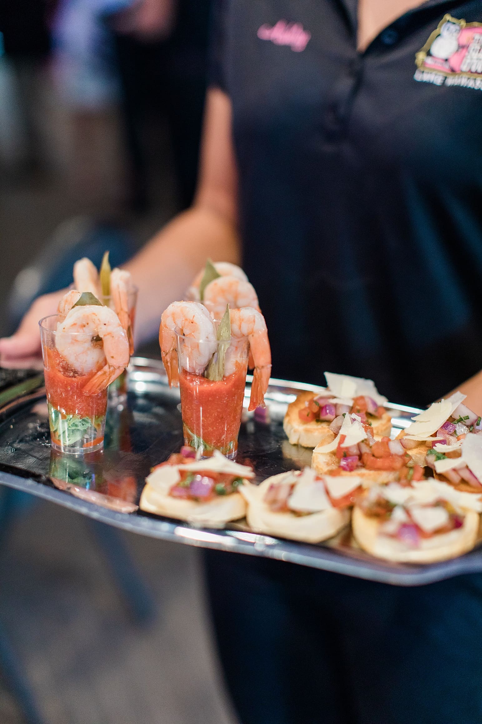 Arielle Peters Photography | Fall wedding reception food on wedding day at the Sleepy Owl Restaurant in Syracuse, Indiana.