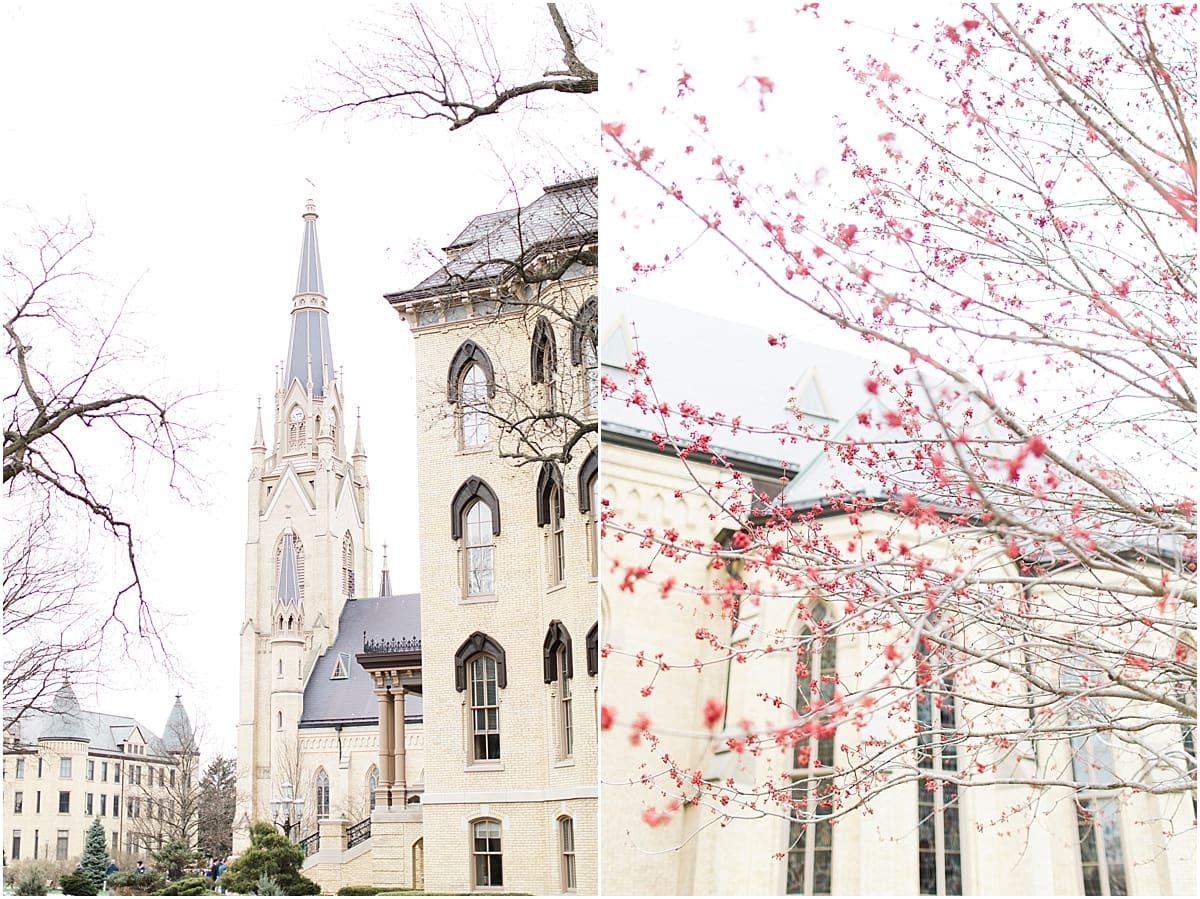 Arielle Peters Photography | Wedding day at the Basilica of the Sacred Heart in Notre Dame, Indiana.