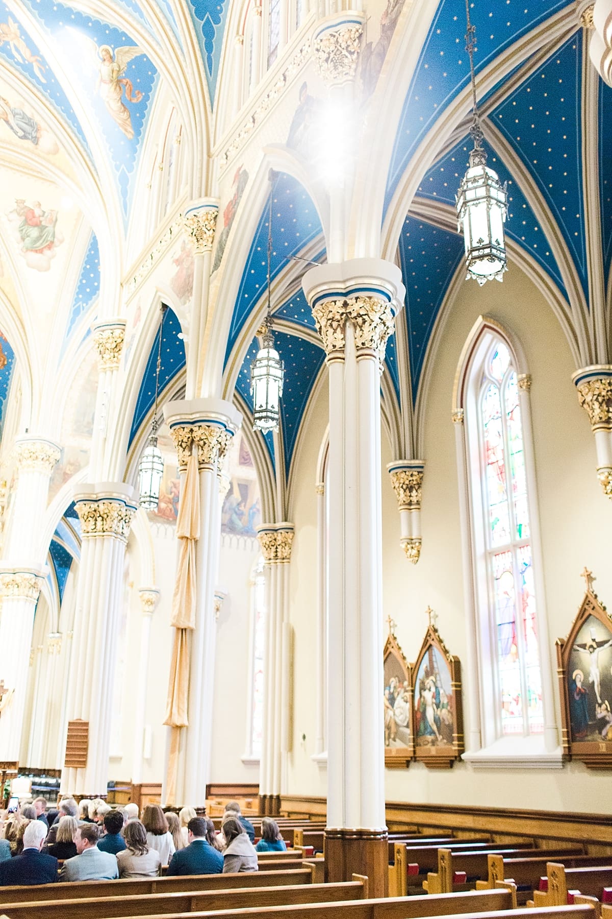 Arielle Peters Photography | Wedding day at the Basilica of the Sacred Heart in Notre Dame, Indiana.