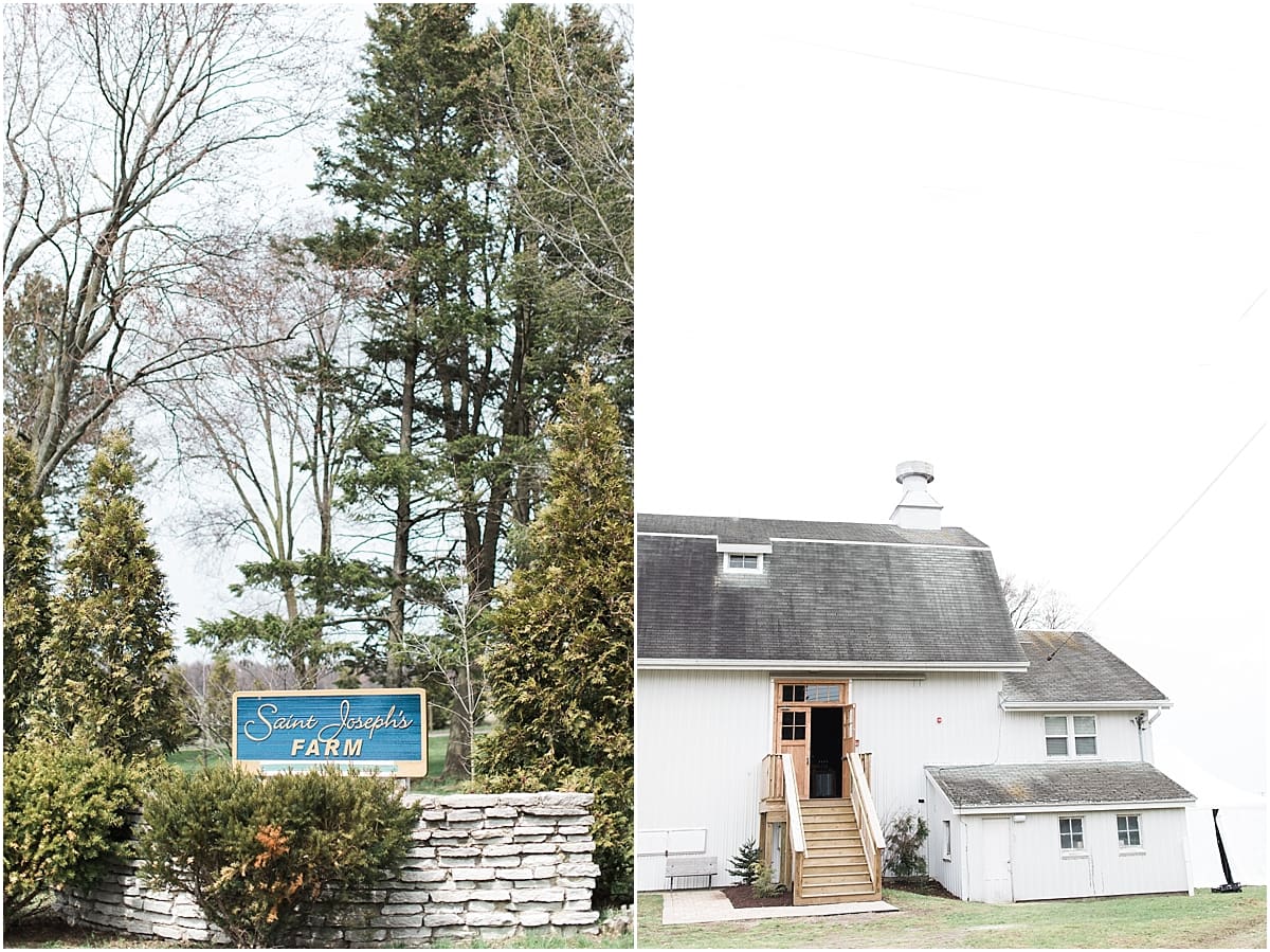 Arielle Peters Photography | Wedding day at St. Joseph's Farm in Granger, Indiana.