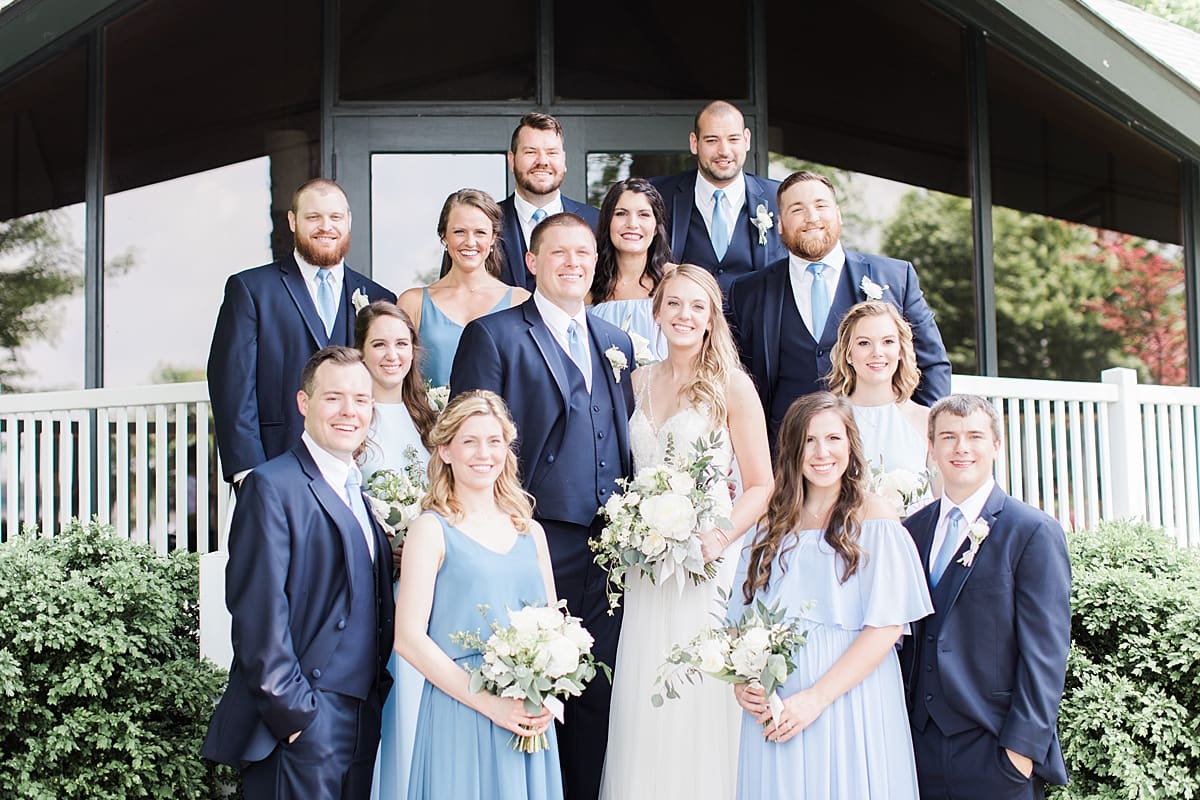 Arielle Peters Photography | Wedding party at home on wedding day in Winona Lake, Indiana. 