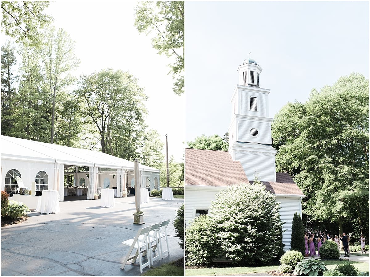  Arielle Peters Photography | Bride and groom leaving church on wedding day at The Morris Estate in Niles, Michigan.