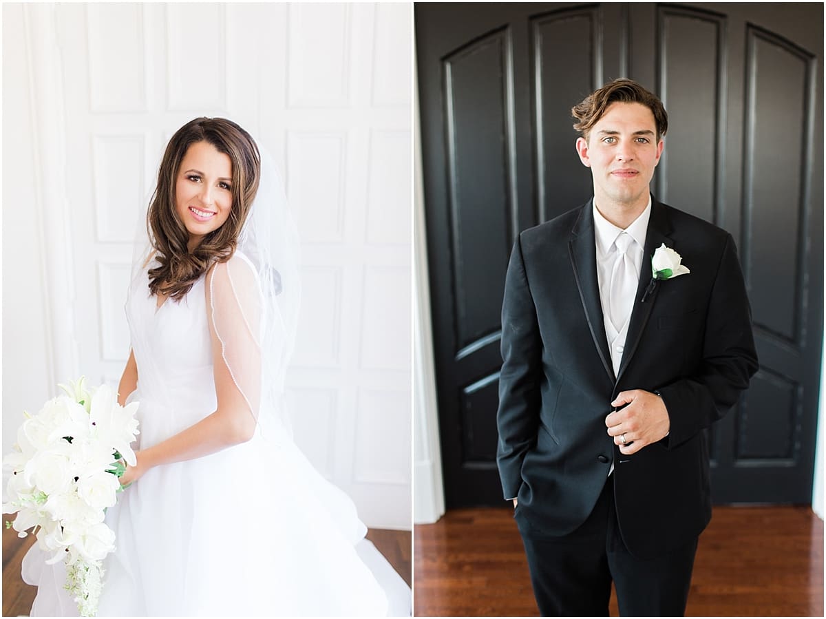 Arielle Peters Photography | Bride and groom getting ready on wedding day at Loft 310 in Kalamazoo, Michigan.
