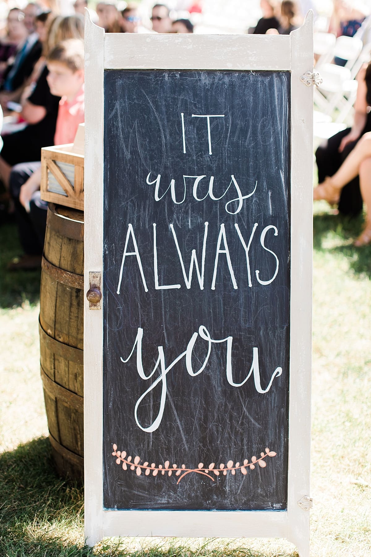Arielle Peters Photography | Outdoor wedding ceremony on historic farm on wedding day at St. Joe Farm in Granger, Indiana.