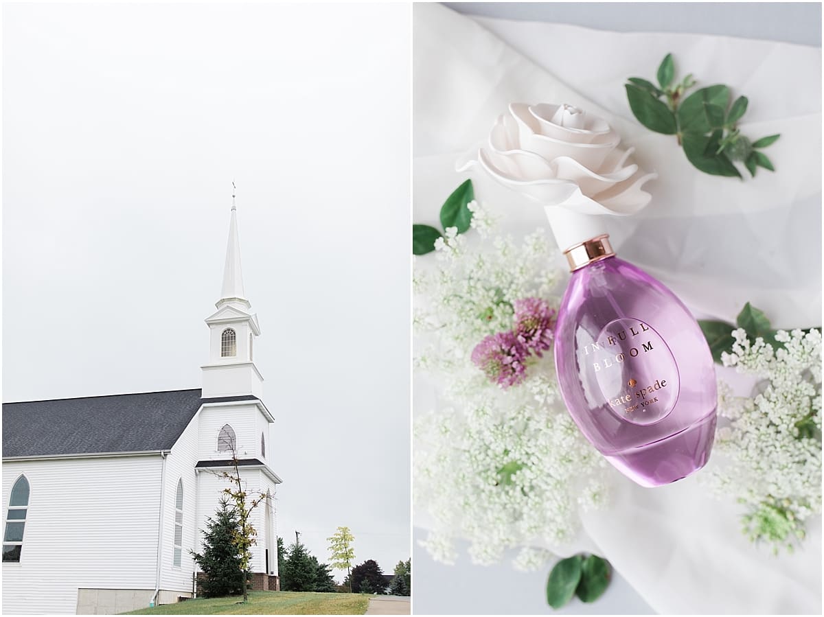 Arielle Peters Photography | Faith Lutheran Church on wedding day in Roanoke, Indiana. 