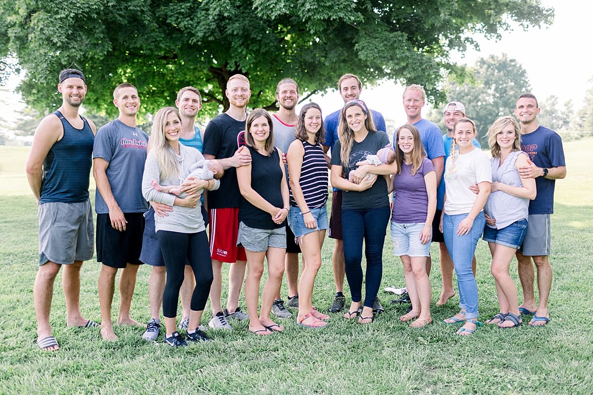 Arielle Peters Photography | Family reunion meeting newborn baby girl.