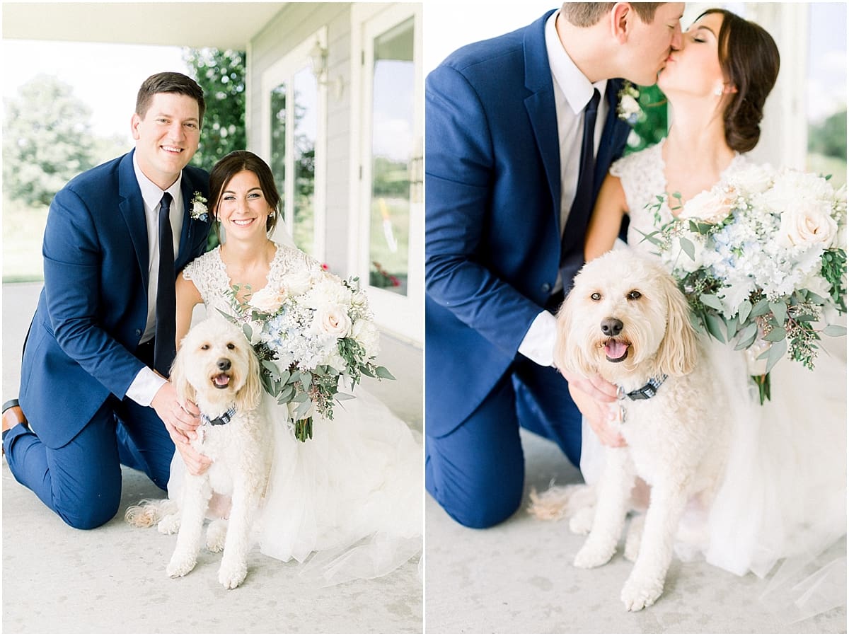 Arielle Peters Photography | Bride and groom having first reveal on wedding day at The Blue Heron at Blackthorn in South Bend, Indiana on wedding day.