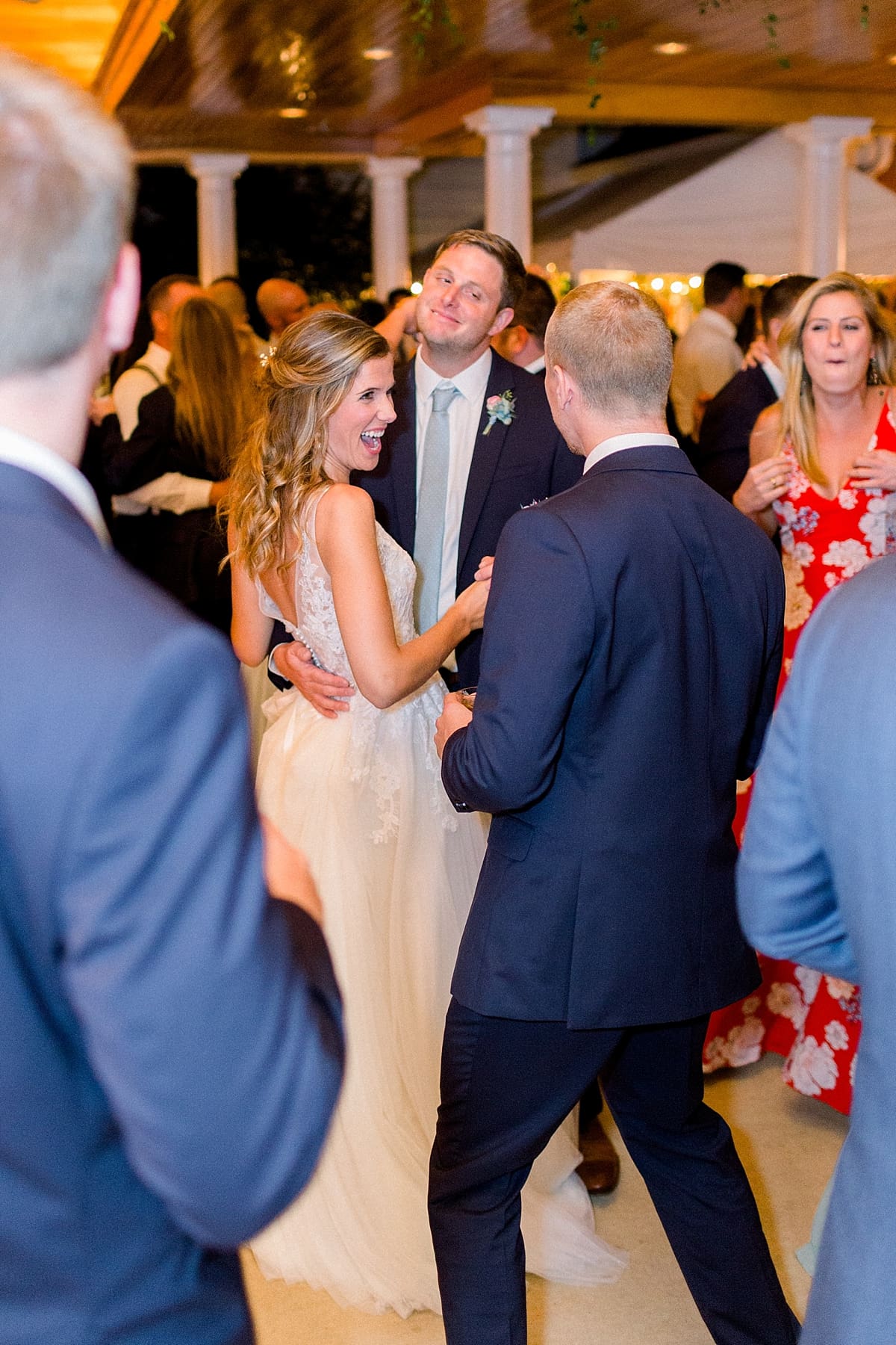 Arielle Peters Photography | Bride and groom dancing at wedding reception at Sycamore Hills Golf Club in Fort Wayne, Indiana on wedding day.