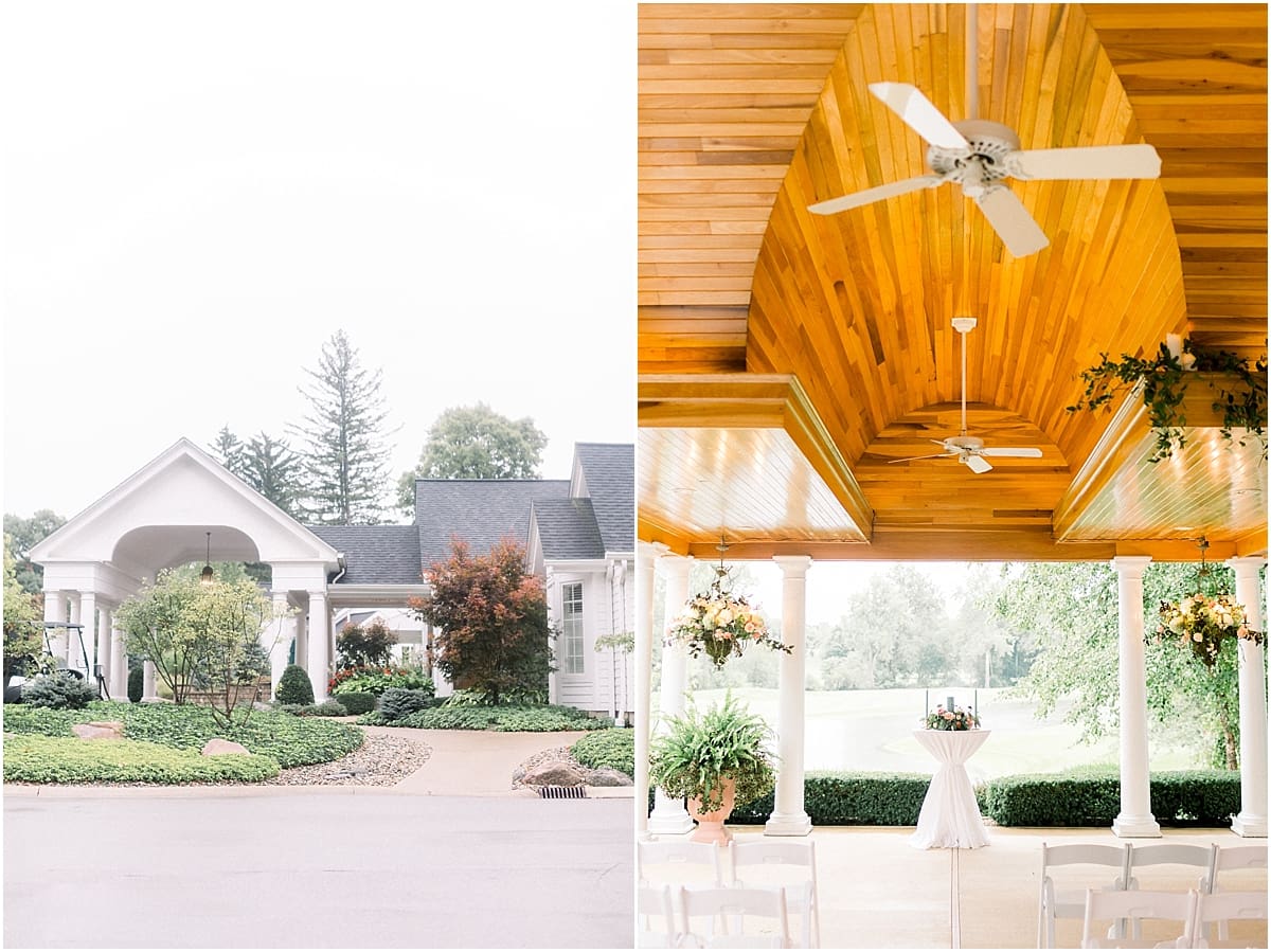Arielle Peters Photography | Sycamore Hills Golf Club in Fort Wayne, Indiana on wedding day.