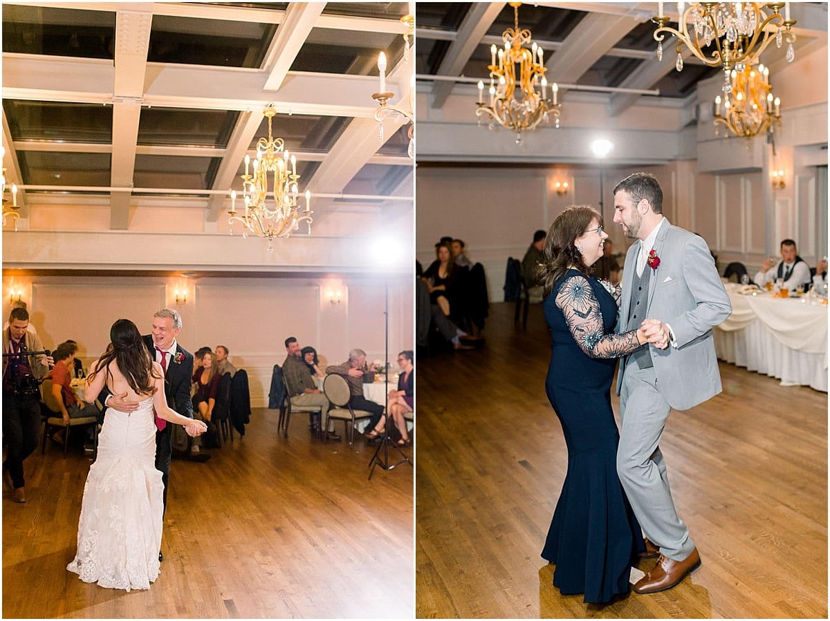 Arielle Peters Photography | Father of the bride and bride sharing a dance at wedding reception at The Madison Club in Madison, Wisconsin on wedding day.