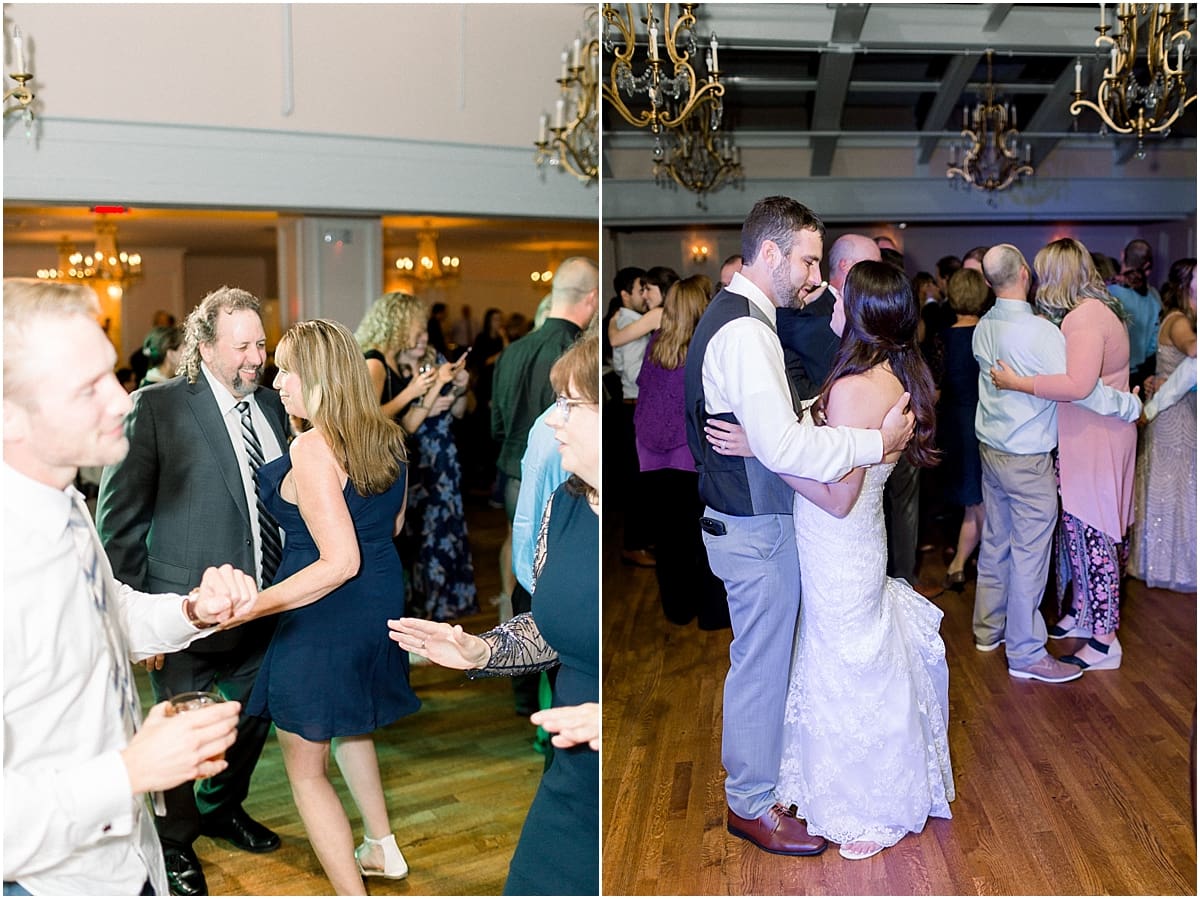 Arielle Peters Photography | Wedding guests dancing at wedding reception at The Madison Club in Madison, Wisconsin.