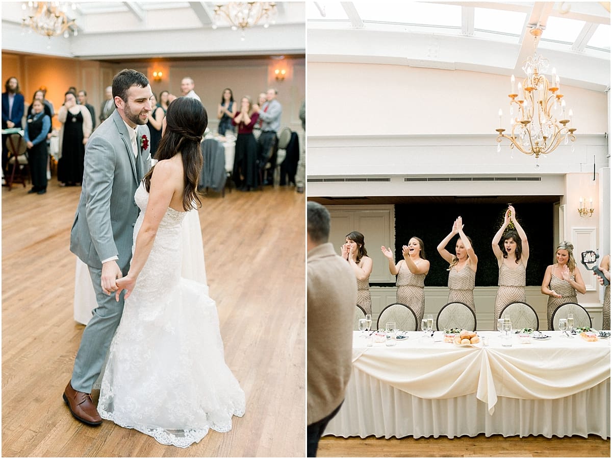 Arielle Peters Photography | Bride and groom dancing at wedding reception in The Madison Club in Madison, Wisconsin on wedding day.