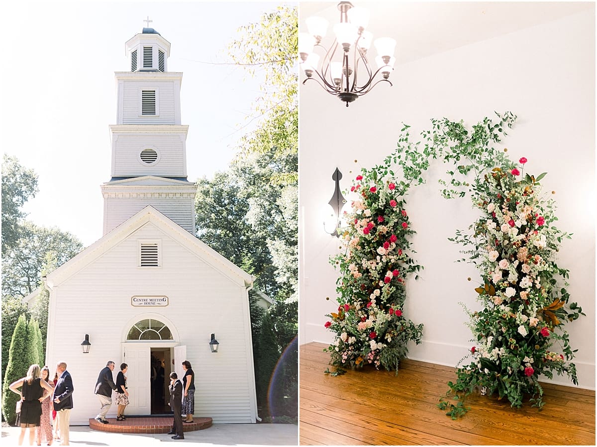 Arielle Peters Photography | Wedding party outside church at The Morris Estate in Niles, Michigan on wedding day. 