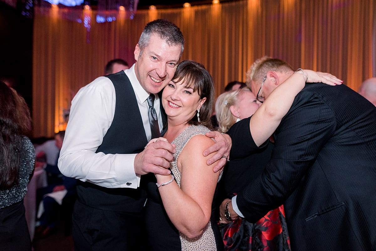 Arielle Peters Photography | Mother and father of the bride dancing at wedding reception.