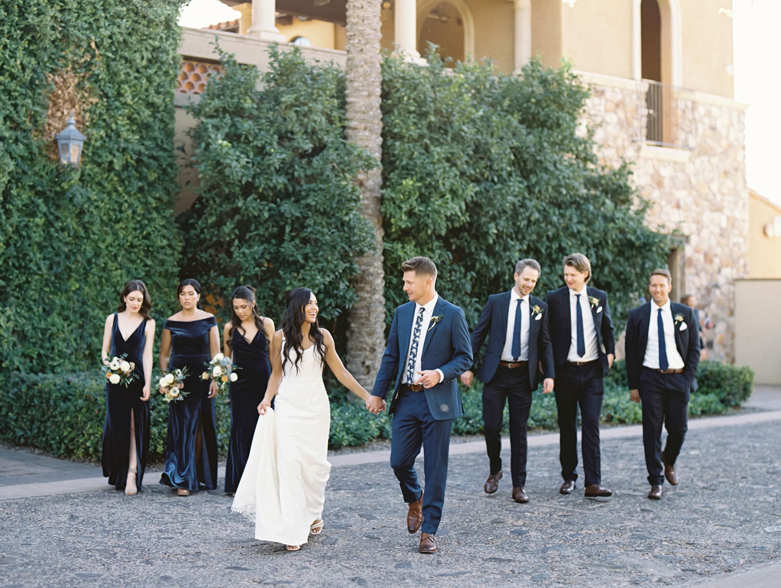 Wedding party photos at Blackstone Country Club in Peoria, Arizona