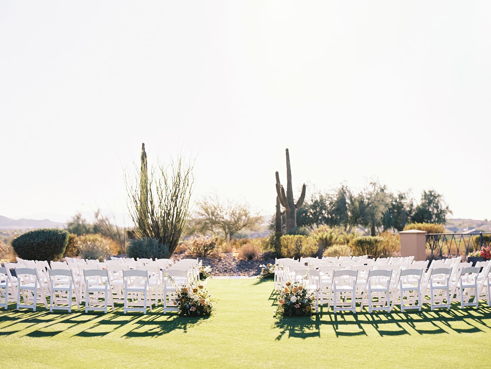 An Arizona desert wedding ceremony at Blackstone Country Club in Peoria