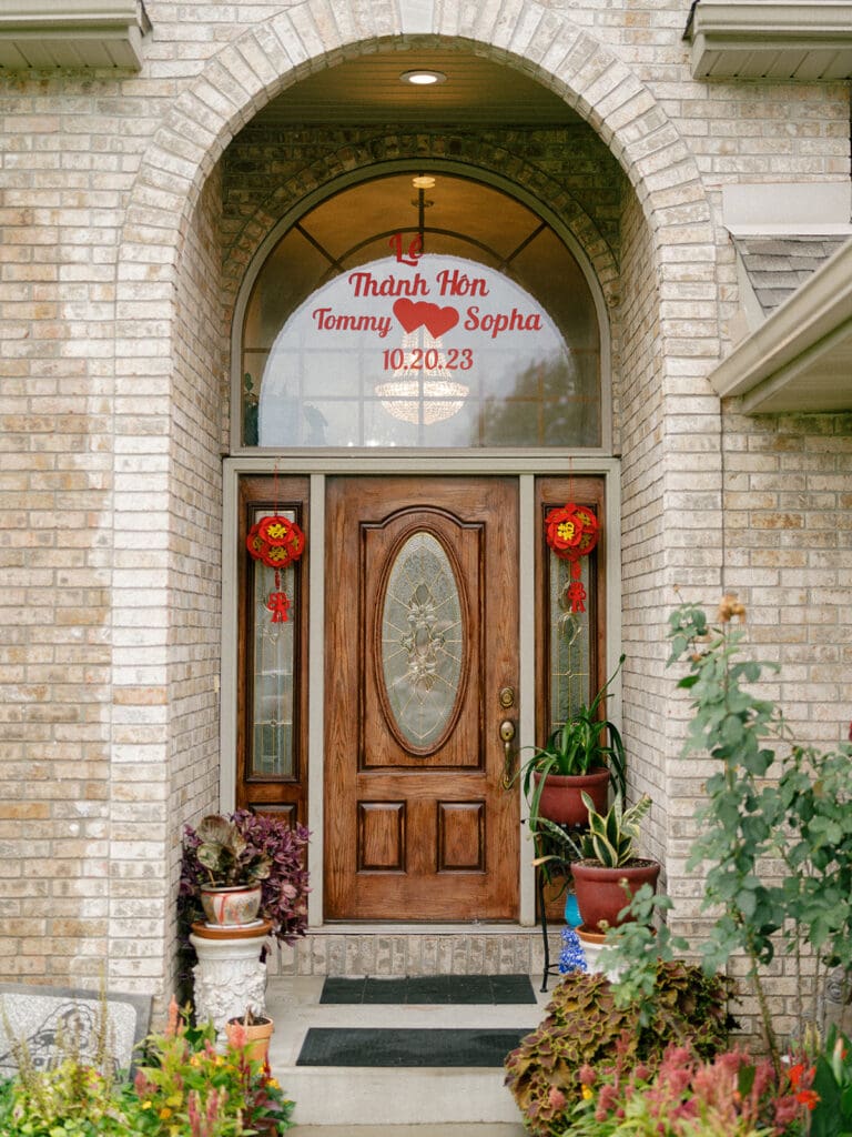 An at-home Lao and Vietnamese wedding ceremony in Indiana