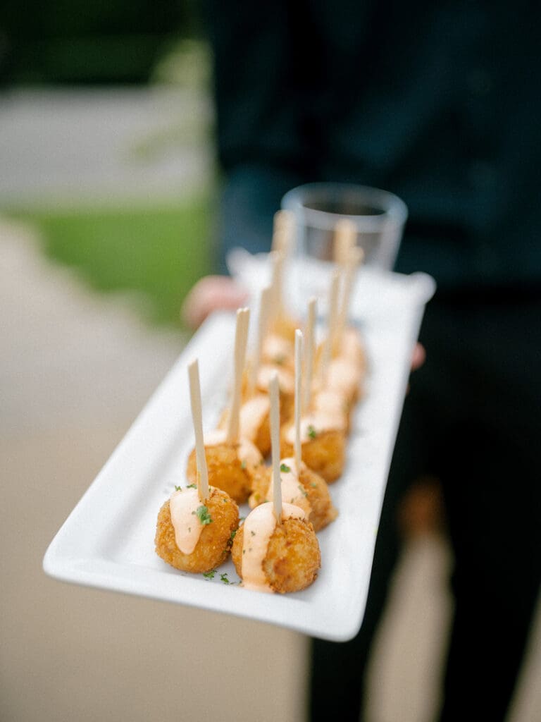 Cocktail hour appetizers 