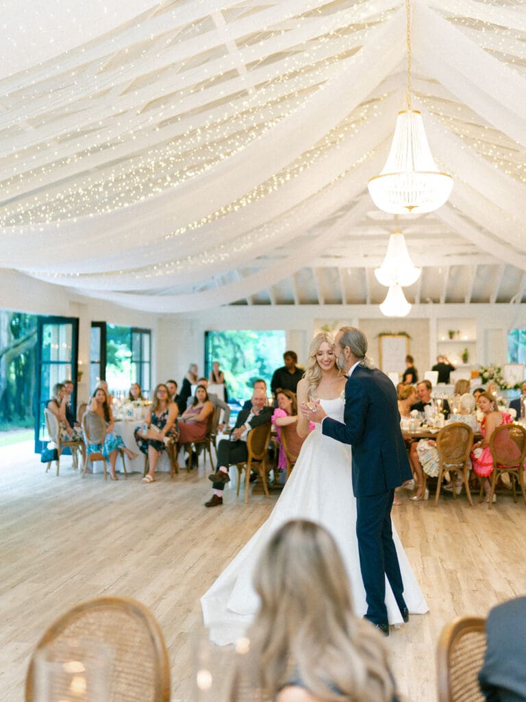 Bride dancing with her father