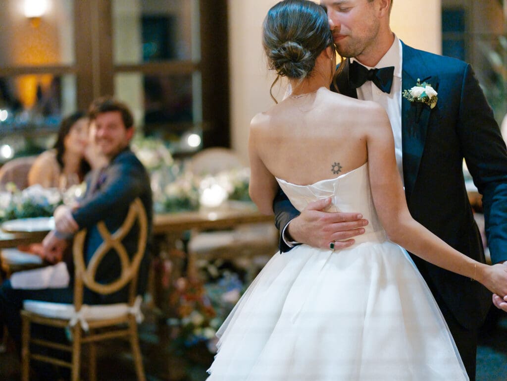 Bride and grooms first dance