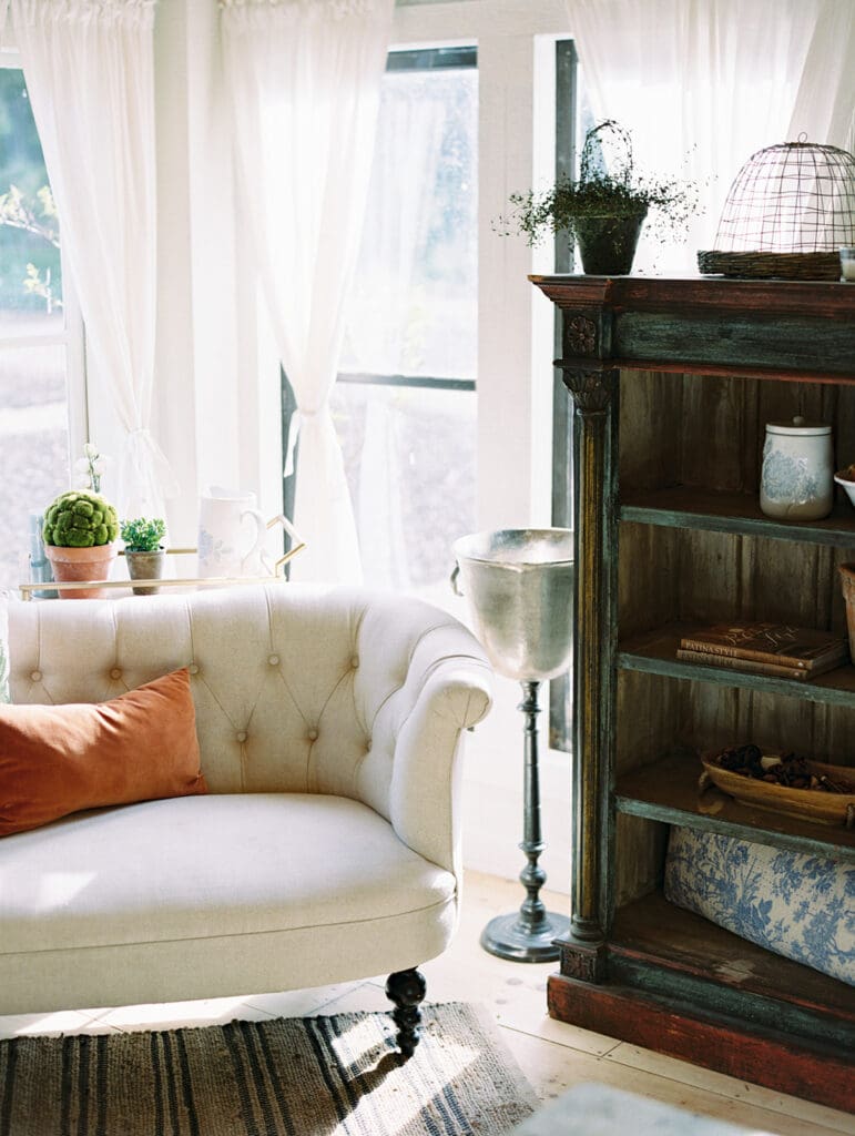 Inside of the She Shed at Greencrest Manor - Estate wedding venue in Michigan