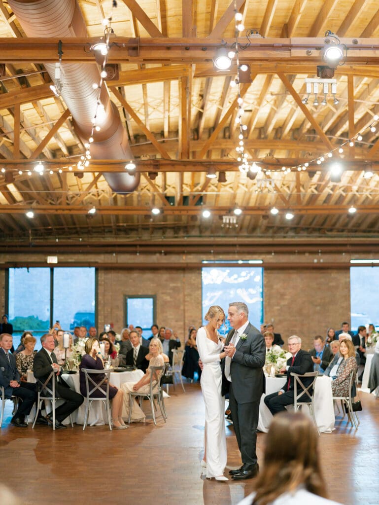Brides first dance with her father