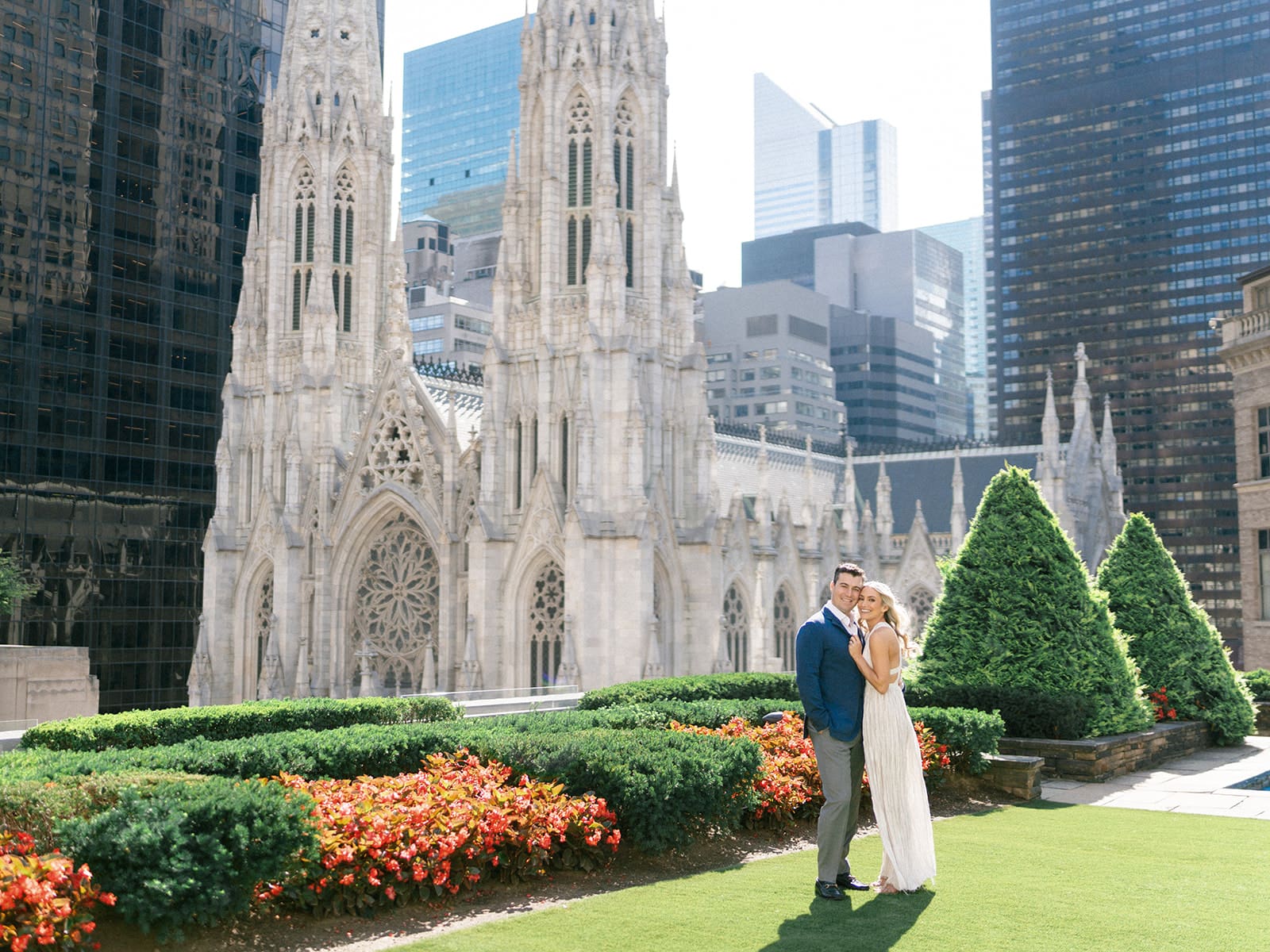 Couples 620 Loft and Garden engagement photos in New York