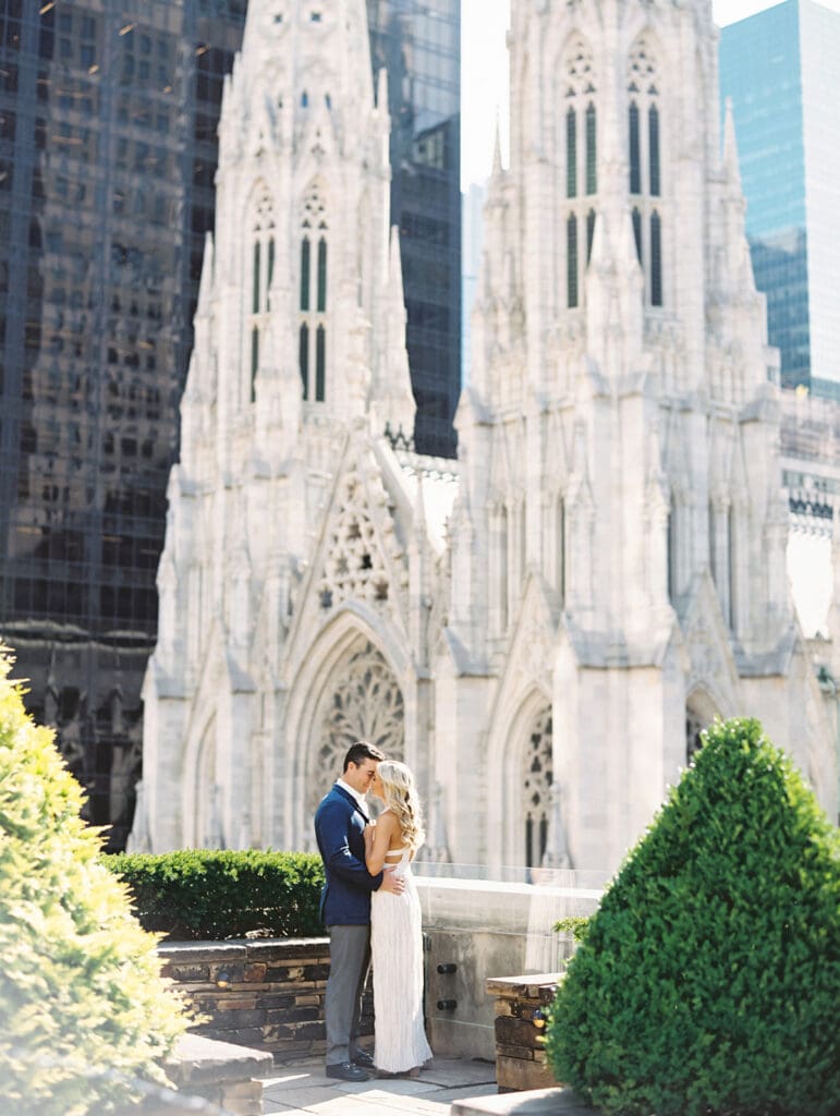 Couples 620 Loft and Garden engagement photos on film in New York